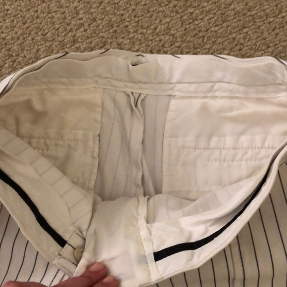 Ann Taylor Flared Pinstripe Pants - Picture 4 of 7